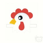 청양 닭 머리띠 역할 놀이 교구 B 동물 펠트 1개입 : 나야나샵