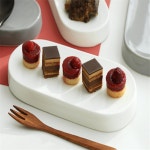 U&U 마임 타원형굽접시 디저트그릇 카페접시 : 세상모든잡화특가샵