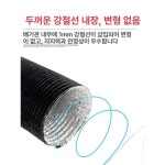 에어컨 배풍 에어로드 배출기 배출구 후드 에어콘 내경 200mm 길이 1.5m : 초이스팜1