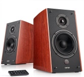 Edifier R2000DB 전원 블루투스 책장 스피커 - 근거리 스튜디오 모니터 120W RMS 사운드 모니터(광학 입력 5인치 대형 우퍼 포함) 목재... 