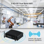 바사오로 인더스트리얼 PC 11 프로 i5 팬리스 미니 16GB RAM 256GB SSD 코어 8350U RJ45 LAN 2개 HD 4K 16GB RAM 256GB SSD : 오벨로스