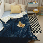 양털 담요 블랭킷 극세사 밍크 부드러운 겨울 차박 캠핑 쇼파 이불 무릎 자수 카모마일 75x100cm : 베베데코