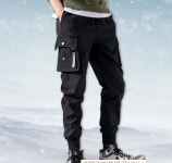 남작기모바지 방한 조커 조거팬츠 기모 아웃도어 건설현장 수산시장 농장 작업복 : 보민트레이딩