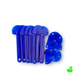 GS 부채 2000 반달 조립 부채 파랑 : 그린스완몰