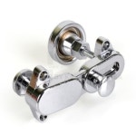 제일오스토어 큐비클 구형 잠금쇠 6P세트 칸막이 탈의실 식당 화장실 문고리 : 제일오스토어