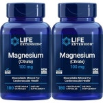 Extension Magnesium Citrate 가장최신인기있는 마/그/네/슘/시/트/레/이/트 (dh250711) 100mg,G 180 Count (Pack of 2) : 제이에스001