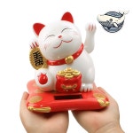 복고 매력 손흔드는 고양이 태양열 인테리어 전지 노호혼 : 아들러 의료기