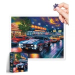 2 PieceRelax 성인용 플라스틱 직소 퍼즐 2000피스 Bigelow 일러스트레이션 - 대로의 비 온 더 블러바드 가장 만족스러운 테이블 게임 및... 