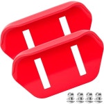 Generic 스키드로더 슈 교체용 제설기 측면 플레이트 조립식 40 8160 01 73 038 눈삽 높이 조절 스키드 세트 나사 너트 포함 토로 522... 