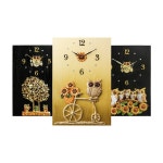 [미트라샵] 풍수지리 부엉이 해바라기 액자 시계 40x60 : theOnga l 디온가