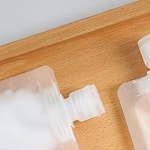 여행용 투명 스파우트 파우치 소분용기 화장품 샴푸 로션 리필 휴대용 실리콘 짜는 용기 : daonbich