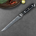 정육칼 발골칼 다마스커스 정육 강철 고기 발골 : 에이파트너스S
