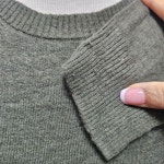 SISLEY 울 앙고라 니트 여 M J5980 : 스카이빈티지