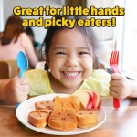 와플 와우! 동물 친구 메이커 u2013 7가지 귀여운 모양 홀리데이 아침 식사 및 파티용 논스틱 미니 전기 와플러 퀵 히트 쉬운 출시 컴팩트... 