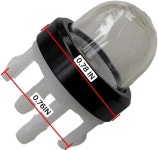 0000-350-6201 OEM 프라이머 전구 연료 펌프 Stihl FS94 FS250 HL94 KM94 HS56 ZAMA A056154와 호환됨 : 온디스