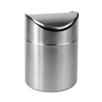 나비쌤 스테인리스 휴지통 뚜껑있는쓰레기통 스텐휴지통 : 나비쌤의 특가할인샵