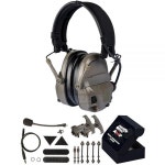 FMATAL GEAR 2026 AMP 전술 헤드셋, NRR 26dB 디지털 소음 감소 귀마개, 청력 보호, 통신(FG) 152690 8408211087 Bk : 로그카