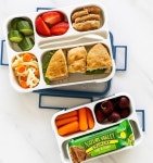 킨쇼 도시락 용기 | 6칸 누수 방지 학교 간식 또는 식사용 BPA 프리 청록색 Blue : 손이템