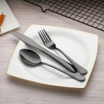 커트러리세트 야외 피크닉 여행 학생에 적합한 8PCS 휴대용 식기 단일 상자 젓가락 포크 : 거니프라자5