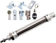 MA16 시리즈 공기 공압 실린더 25500mm 스트로크 스테인리스 스틸 이중 작용 피스톤MA1650 및 FA Only Cylinder MA16X25 : 글로벌에어몰10