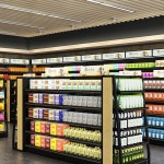 슈퍼 마켓 편의점 진열대 선반 철제 약국 장바구니 마트 : 팔구상사