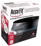 AccuFit H8053PKRC1 캔 라이너 55갤런 130만 블랙 40인치 x 53인치 50박스 : 세루타