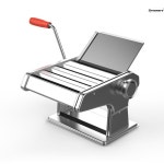 칼국수기계 가정용 소형 수동 만두피 스테인리스 머신 밀면 프레스 소면 전동 제면기 국수 : 윤스데일리