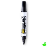 GS 클린 보드마카 12개입 1다스 검정색 화이트마카펜 : 그린스완몰