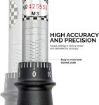 Neiko PRO 03707B 3 /8 토크 렌치 u201D 드라이브 SAE 15-80 Ft-Lb 14... 클릭 크롬 바나듐 0 - 80 in-lb 11 Length : 트러스트웨이79
