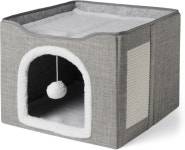 아마존 베이직 캣 하우스 1층 그레이 1 Story : 헬로에이프팩토리