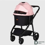 DC 강아지 유모차 핑크 애견유모차 : 대찬몰