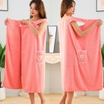 가벼운 원피스 샤워가운 나시 모텔 목욕탕가운 : 하늘은하수