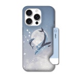 아이폰 시리즈 세상에서 하늘고래2 카드슬라이드 케이스 : AKANCASE