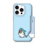 아이폰 시리즈 데이빗 뉴 상어 땡구 카드슬라이드 케이스 : AKANCASE