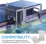 아쿠아클리어 피쉬 70 파워 필터 삽입 바이오맥스 대형 품종 흰색과 호환되는 수족관 필터용 FKBYM 280g 2봉지 A1373 70갤런 : 인피트샵