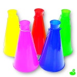 GS 체육대회 운동회 응원용품 게임용 메가폰 소 랜덤1개 확성기 : 그린스완몰