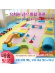 실내 놀이터 시설 유치원 계단 펜션 정글짐 징검다리 세트 조이풀 등반 놀이방 대변 : JY직구