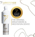 스트레스 해소 마음챙김 및 명상을 위한 LOVETUNER 528Hz 호흡 목걸이 | 불안 집중 평온 이완을 사운드 힐링 호루라기 감성적 웰빙 내면의... 