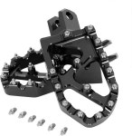 JFG 레이싱 DRZ400 풋 페그 더트 바이크 CNC 페달 받침대 DRZ400S 00-19 21-22 /DRZ400SM 05-19 /DRZ400E 00-07 Medium : 트러비스