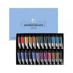 ShinHan Professional Designer 구아슈 15ml 튜브 24가지 색상 세트 B : 재우네스토어
