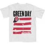 Green Day 유니 성인 Idiot Flag 티셔츠, 화이트., 3XL 117163 : 이코몰572