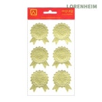 로렌하임 세모네모 상장스티커 상 금색 SS-802 1개입 강조표기 금지스티커 데일리부착 : 로렌하임