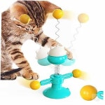 온지니 고양이 스프링장난감 블루 고양이사냥놀이 : 온지니추천샵