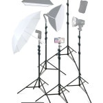 고화질 촬영 조명 스탠드 전문 삼각대 장비 셀카 스튜디오 : 픽오부유