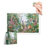 2 PieceRelax 성인용 플라스틱 직소 퍼즐 1000피스 - Anne Searle Summer Hedgerow 가장 만족 Anne Searle - Summer Hedgerow... 