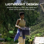 EF ECOFLOW 휴대용 발전소 DELTA 2 Max 2400W LFP 태양광 발전기... 충전 가정용 백업용 2048Wh 발전기(태양광 패널 DELTA 3 Max : 벨리아원