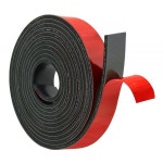 [ 1001619 ] DOBTIM 접착 강화 솔리드 고무 시트, 롤 및 스트립 천 삽입 두께 0.3cm(1/8인치) x 너비 2.5cm(1인치) 길 0.3cm(0.125인치) 두께... 