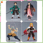 랜덤 피규어 캡슐 토이 블드 박스 뽑기 굿즈 14cm 슬레이어 피그마 시리즈 코 관절형 액션 모델 키트 인형 방 장식 트렌디 장난감 소년용 서프... 