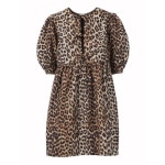 가니 여성 브라운 미니 드레스 F9758_943 : Llink