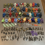 랜덤 피규어 캡슐 토이 블드 박스 뽑기 굿즈 로트 Mega Construx oks UNSC Master Cheif Elite Grunt Marine Zealot Brute War... 
